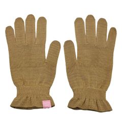 【新品未開封】 「朝に潤う手袋」キャメル ハンドクリームの後に GLOVES WAKISAKA 日本製 おやすみナイトケア手袋 UVカット 手荒れ シルク手袋 「匠と美」 ハンドケア [nanosilkee]