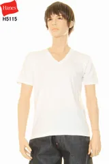 訳あり Hanes ヘインズ H5115-010 T-SHIRT 2P TAGLESS COMFORT JAPAN FIT VネックTシャツ ヘインズ2パックTシャツ 2枚組 コンフォートTシャツ VネックTシャツ 半袖Tシャツ 無地Ｔシャツ 2パックT 新品