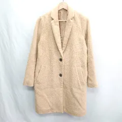 ◇ ⊇ ノーブランド 長袖 コート サイズM キャメル系 レディース E  【1412260006668】
