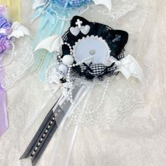 夢展望公式 [新品未使用] ねこみみフリルロゼット [ブラック] 他カラー別ページ有  服飾小物・アクセサリ－・雑貨 その他雑貨・生活雑貨 535587-03