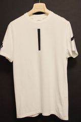 NeIL Barrett ニール バレット REGULAR LENGTH / SLIM FIT ラインデザイン 半袖 Tシャツ ホワイト ブラック Mサイズ メンズ BJT379A G545S