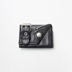 人気 定番 美品 ビューティフルピープル Beautiful People riders putti wallet ライダースプチウォレット /ブラック 【2400013861267】のサムネイル