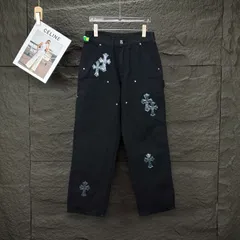 【今日特価】Chrome Hearts 2025 カラフル十字 多ポケット 男女兼用デニム