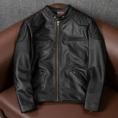 今季新作 レザージャケット 上品　バイクジャケット　本革 　牛革　秋冬　 ライダースジャケット 　革ジャン Ｓ～5XL