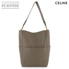 現行ロゴ＊セリーヌ CELINE サングル バケット ミディアム グレー 系 現行ロゴ＊セリーヌ CELINE サングル バケット ミディアム グレー 系