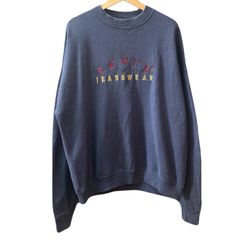 【海外規格XL】古着 90s Fruit of the loom スウェトシャツ Levi’s 刺繍ロゴ USA製