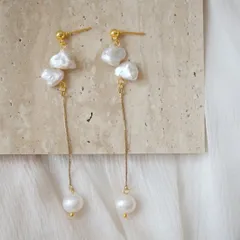 No.1 ( pierce / earring ) freshwater pearl