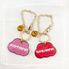 ネームキーホルダー 雲