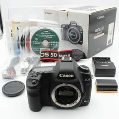 ショット数6025！ 【極美品】 Canon キヤノン EOS 5D Mark II ボディ 元箱 付属品 付き デジタル 一眼レフ カメラ CANON キャノン 40010