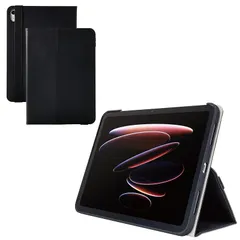【新品】 エレコム iPad A16 第11世代 11インチ 2025年 10.9インチ 第10世代 2022年 ケース ソフトレザー 軽量 2つのスタンドモード タッチペンホルダー付き ブラック TB-A25RPLF2BK 0