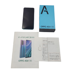 OPPO A54 スマートフォン本体 5G ファンタスティックパープル Android au SIMフリー OPG02SVU 中古 T1