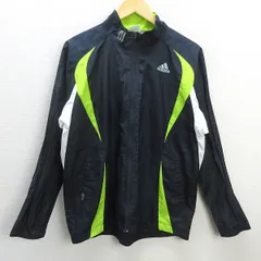 G■アディダス/adidas ウインドブレーカー/スポーツウェア【L】黒系/men's/79【中古】■