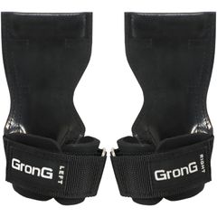 グロング GronG パワーグリップ 筋トレ メンズ レディース 両手セット 握力サポート デッドリフト ベンチプレス補助 懸垂