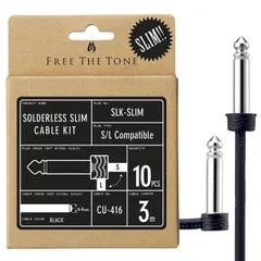 Free the Tone ソルダーレスケーブルキット 3m 10個入り Free The ToneSLK-SLIM Kit(ソルダーレススリムキット)【CU-416