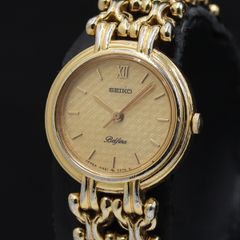 極美品 稼働品 SEIKO ベルフィーナ クォーツ 新品電池 ブレスレット