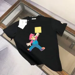 【本日限定特価】MONCLER 春夏 カップルTシャツ ブラック/ホワイト [本日特価|新品未使用品]-MM輸入