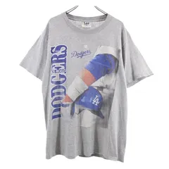 リー スポーツ ロサンゼルスドジャース 半袖 Tシャツ L グレー Lee SPORT メジャーリーグ 野球 メンズ 【中古】  【230604】 メール便可のサムネイル