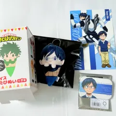 僕のヒーローアカデミア(ヒロアカ) 飯田 天哉 テンヤ アイス くるみたぴぬい ちび 缶バッジ ポストカード セット