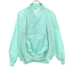 GREAT CAVALIER 80s 90s オールド ニット切替 プルオーバー ブルゾン ミント GREAT CAVALIER ドルマン レディース