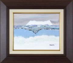 中西清治『冬景色』油彩画【真作保証】 絵画 - メルカリ