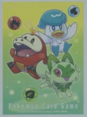 【中古】サプライ ポケモンカードゲーム デッキシールド(スリーブ) ニャオハ＆ホゲータ＆クワッス ポケモンセンター限定