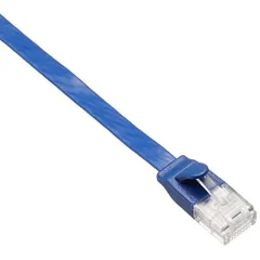 エレコム LANケーブル CAT6A Gigabit フラット 15m ブルーメタリック 【PlayStation 4 対応】 LD-GFA/BM15 （1点）