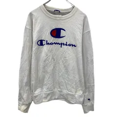 champion ロゴスウェット トレーナー チャンピオン M ホワイト プルオーバー 古着卸 アメリカ仕入 a703-6906