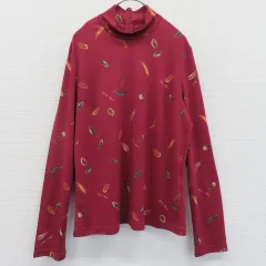 HANAE MORI ハナエモリ トップス カットソー ハイネック 総柄 a852407iのサムネイル