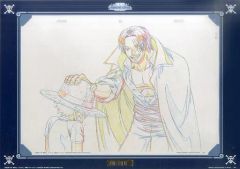 [중고] 종이 제품 루피 & 샹크스 비주얼 보드 ~ 원화풍 어레인지 ~ [이치 반 쿠지 원피스 with ONE PIECE TREASURE CRUISE] I상
