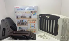 日本育児 ベビーゲート　kids Land 2way ショコラ ベビーサークル　パーテーション
