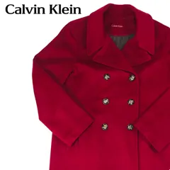 【USA輸入古着】Calvin Klein カルバンクライン Mサイズ相当 ウールピーコート 【アメリカ】秋 冬