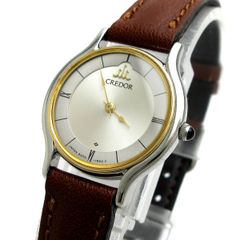 セイコー  クレドール シグノ K18コンビ レディース 8420-0150 SEIKO CREDOR 婦人 クォーツ 稼動品