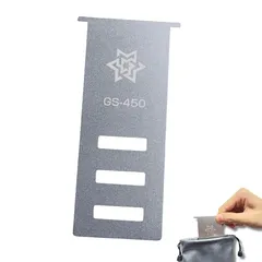 【新品】 Fieekty フラットバーナー 延長プレート アシナガプレート スノーピーク snowpeak用 器具栓延長プレート IGT規格適応 キャンプ アウトドア アクセサリー 収納袋付き (シルバー) 0
