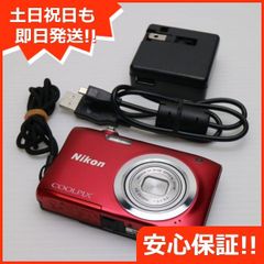 新品同様 COOLPIX A100 レッド 即日発送 コンデジ Nikon 本体 土日祝発送OK 04000