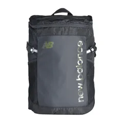 【在庫処分】A4収納 20L 撥水 通気 部活 はっ水 黒 スクール 耐久性 通学 大容量 ジュニア (LAB55617) トップローディングバックパック20 レディース リュック [ニューバランス]