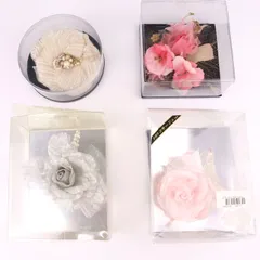 コサージュ 4点セット 花モチーフ セレモニー まとめて アクセサリー レディース 【中古】