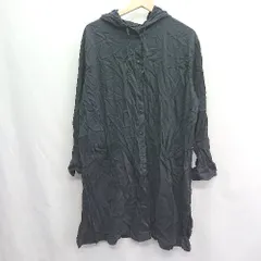 ◇ ⊂ AMERICAN HOLIC アメリカン ホリック 綿混合 長袖 シャツ サイズL ネイビー系 レディース E  【1409240019107】