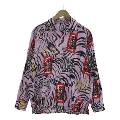 【WACKO MARIA】長袖シャツ　 ドット　ボルドーカラー　菅田将暉着用 アロハシャツ / 開襟シャツ / オープンカラーシャツ M 赤 菅田将