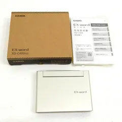 【小牧店】CASIO　EX-word　カシオ　エクスワード　電子辞書　コンパクト　XD-C400GD 【I423-2119】