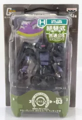 【中古】フィギュア MS-06 ザクII 黒い三連星専用 「機動戦士ガンダム」 トレーディングモビルスーツフィギュア3