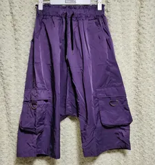 Drug Honey サルエルパンツ Drug Honey / チェック切替サルエルパンツ 赤x黒 S-25-05-24