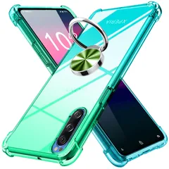 【在庫セール】SO-01M 耐衝撃 SOV41 901SO tpu スマホケース 軽量 透明 米軍MIL規格取得 ケース おしゃれ ケース 黄変防止防塵一体型 グラデーション色 人気 車載ホルダー 薄型 ソニー クリア エクスペリア リング付き 5 携帯カバー