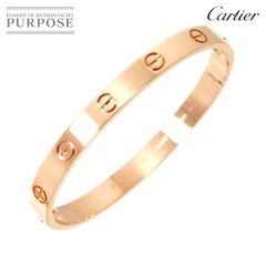 カルティエ Cartier ラブ ブレス #16 K18 PG ピンクゴールド 750 ブレスレット バングル Love Bracelet【証明書付き】 90282470