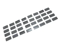 レゴ★未使用！新濃灰色の１×２タイル３２点セット