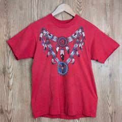 USA製 90s SCREENSTARS BEST 黒タグ インディアン柄 Tシャツ サイズ メンズ M s25020995
