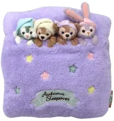 【中古】クッション・抱き枕・本体 集合 クッション 「ダッフィーのオータムスリープオーバー」 東京ディズニーシー限定