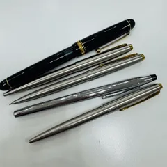 A【まとめ売り】PILOT CROSS PARKER パイロット クロス パーカー 万年筆 ボールペン シャーペン まとめ売り 585 14K イエローゴールド CUSTOM 74  ブランド 筆記具