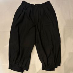 Ground Y グラウンド ワイ T/W gabardine Crow pants パンツ GA-P29-100 ブラック size:3【代官山A07】
