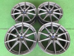 スバル　ＢＲＺ　Ｓ純正ホイール　7.5J-18 5H100 +48　マットダークグレーメタリックカラーです！