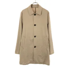 ステュディオス 未使用 日本製 テンセル ストレッチ スプリングコート 1 ベージュ STUDIOUS ステンカラーコート メンズ 古着 【240402】